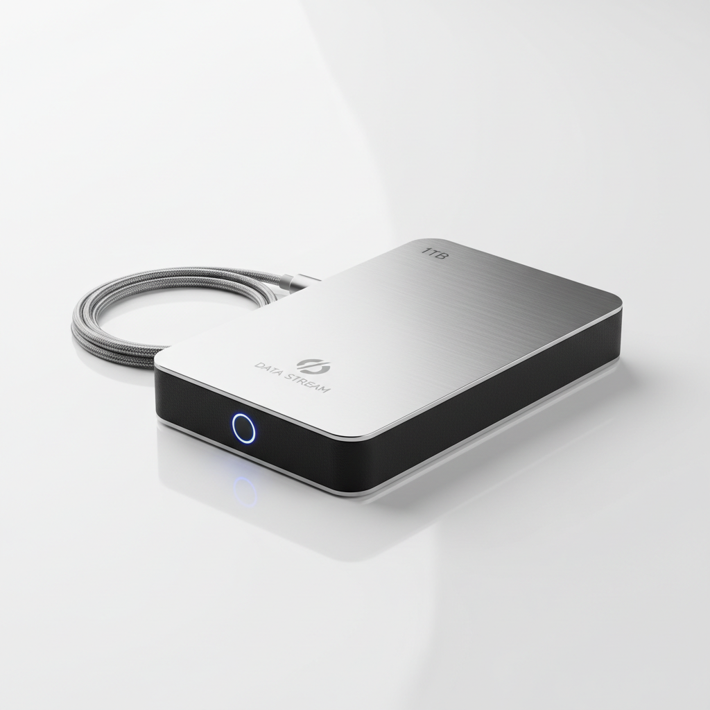 External hard drive portable storage