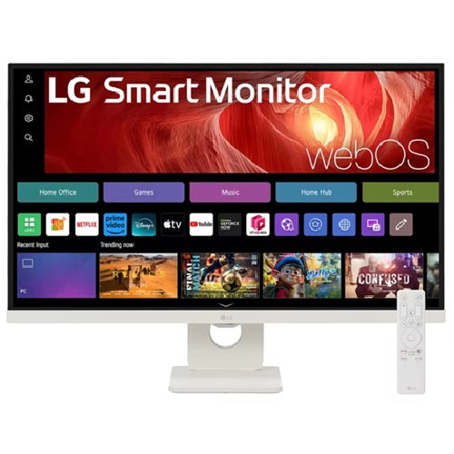 LG 27" 4K UHD IPS Smart Monitor 3840x2160 USB-C Height Tilt Pivot Stand 5ms 60Hz