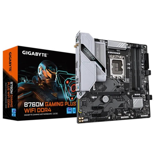 Gigabyte B760M GAMING+ WIFI DDR4 Micro-ATX Intel B760 LGA1700 Motherboard
