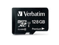 Verbatim 128GB Micro SDXC Class 10 UHS-I Memory Card with SD Adaptor 90MB/s Read 600X