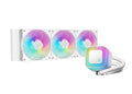 DeepCool LE360 V2 White 360mm AIO Liquid CPU Cooler 6th Gen Pump 3400RPM PWM Intel LGA1851/1700 AMD AM5/AM4