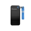 Verbatim Pocket SSD 2TB USB 3.2 Gen2 Black Blue Keyring Cable Holder Compact Rugged