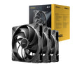 Antec Tranquil 140mm PWM Case Fans 3-Pack — 2000RPM 59.23CFM 4-Pin PWM Quiet Performance Black