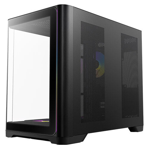 Antec C5 Curve ARGB Black ATX mATX Dual Chamber Tempered Glass Case 4x ARGB PWM Fans USB-C Mid-Tower