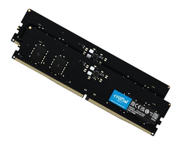 Crucial 64GB (2x32GB) DDR5-5600 CL46 UDIMM Desktop RAM