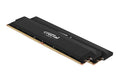 Crucial Pro 64GB (2x32GB) DDR5-6400 CL40 Black Desktop Gaming RAM — XMP AMD Ryzen