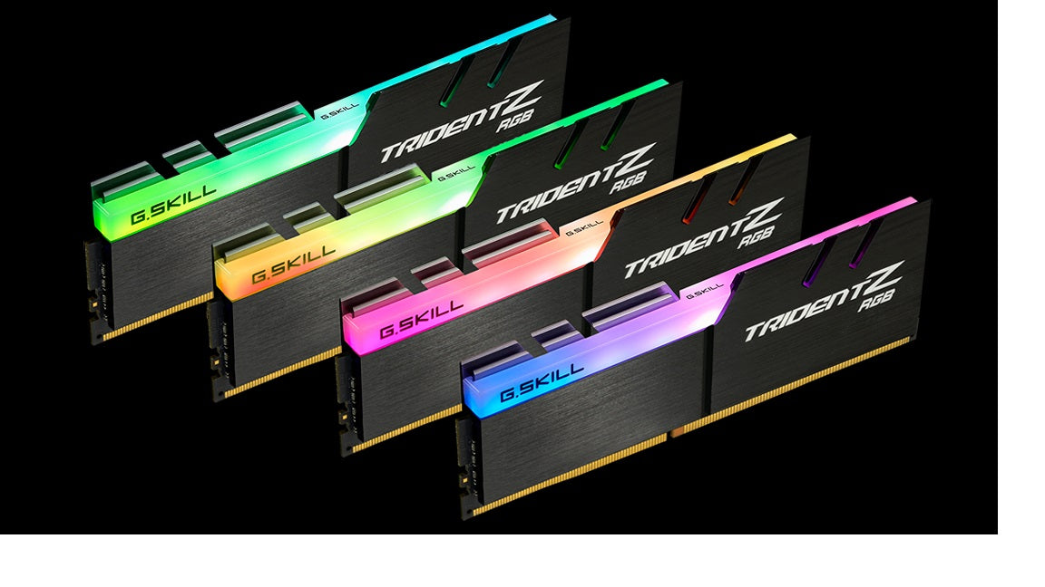 G.SKILL Trident Z RGB DDR4 64GB (4x16GB) 3600MHz CL16 Quad Channel Desktop Memory