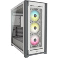 Corsair iCUE 5000X RGB White ATX E-ATX Tempered Glass Mid-Tower Case GPU 420mm CPU 170mm USB-C 2YR