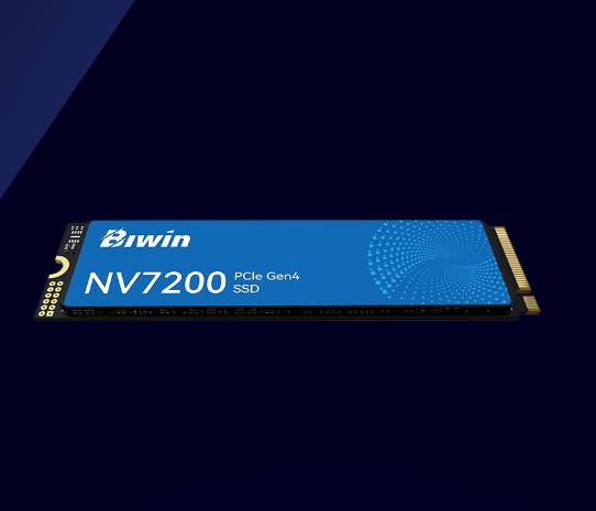 BIWIN NV7200 1TB M.2 2280 PCIe Gen4 NVMe SSD — 7200MB/s Read 6200MB/s Write 5YR
