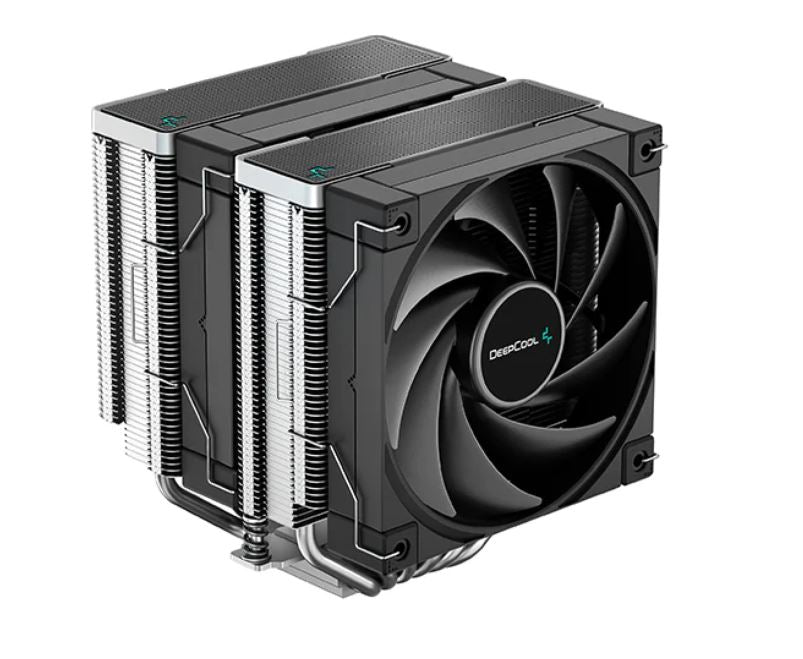 DeepCool AK620 Dual Tower CPU Cooler — 6 Copper Heat Pipes 2×120mm FDB Fans 260W LGA2066/1700/1851 AM5/AM4