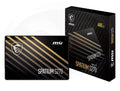 MSI SPATIUM S270 480GB 2.5" SATA III SSD — 500MB/s Read 450MB/s Write 3D NAND 250TBW 5YR