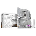 Gigabyte X870 AORUS ELITE WF7 ICE White ATX AMD AM5 Motherboard 4x DDR5 256GB 3x PCIe 4x M.2 4x SATA USB-C Wi-Fi 7