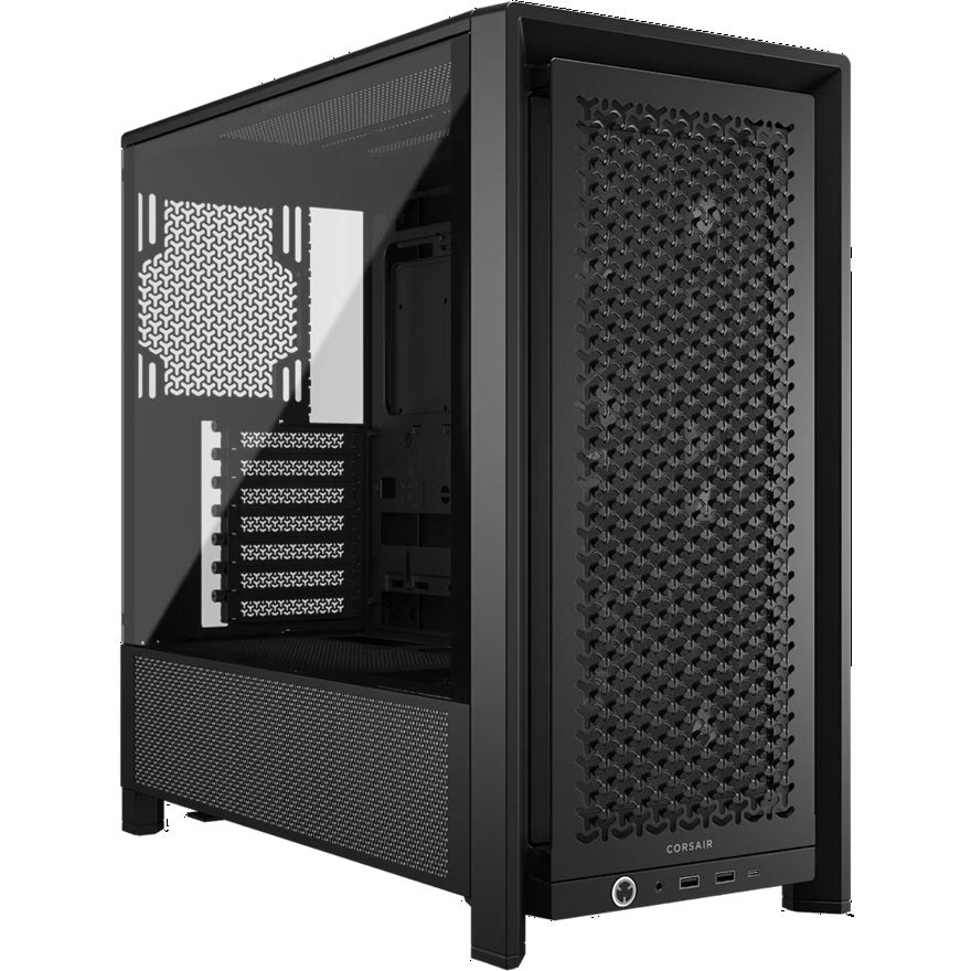 Corsair FRAME 4000X RS Black ATX E-ATX Mid-Tower Tempered Glass Case GPU 430mm 360mm Rad USB-C 2YR