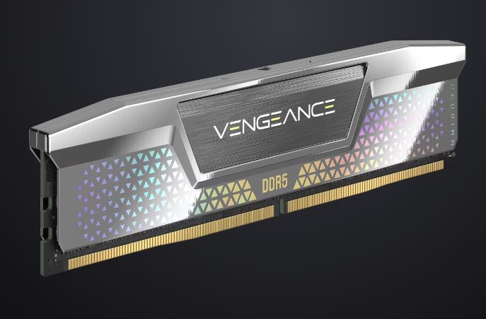 Corsair Vengeance 48GB (2x24GB) DDR5 CUDIMM 8000MT/s CL38 Memory Kit – Silver