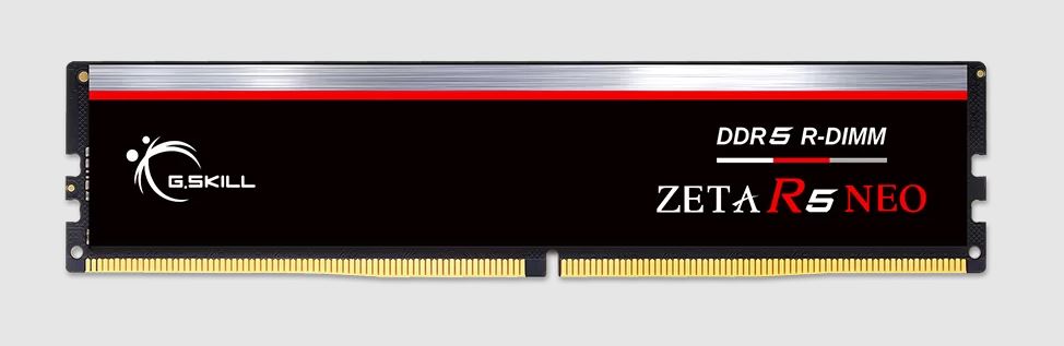 G.SKILL Zeta R5 Neo 128GB (8x16GB) DDR5 6000 MT/s R-DIMM | CL30 | AMD EXPO | ECC