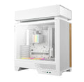 DeepCool CL6600 White ATX Compartmentalised Mid-Tower Case Pre-Installed 360mm AIO GPU 388mm BTF
