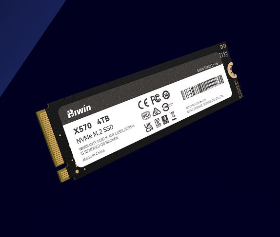 BIWIN Black Opal X570 2TB M.2 2280 PCIe Gen5 x4 NVMe SSD — 14500MB/s Read 10000MB/s Write 5YR