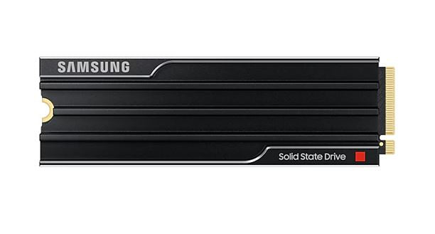 Samsung 9100 Pro 4TB M.2 2280 PCIe Gen5 NVMe SSD with Heatsink — 14800MB/s Read 13400MB/s Write AES 5YR