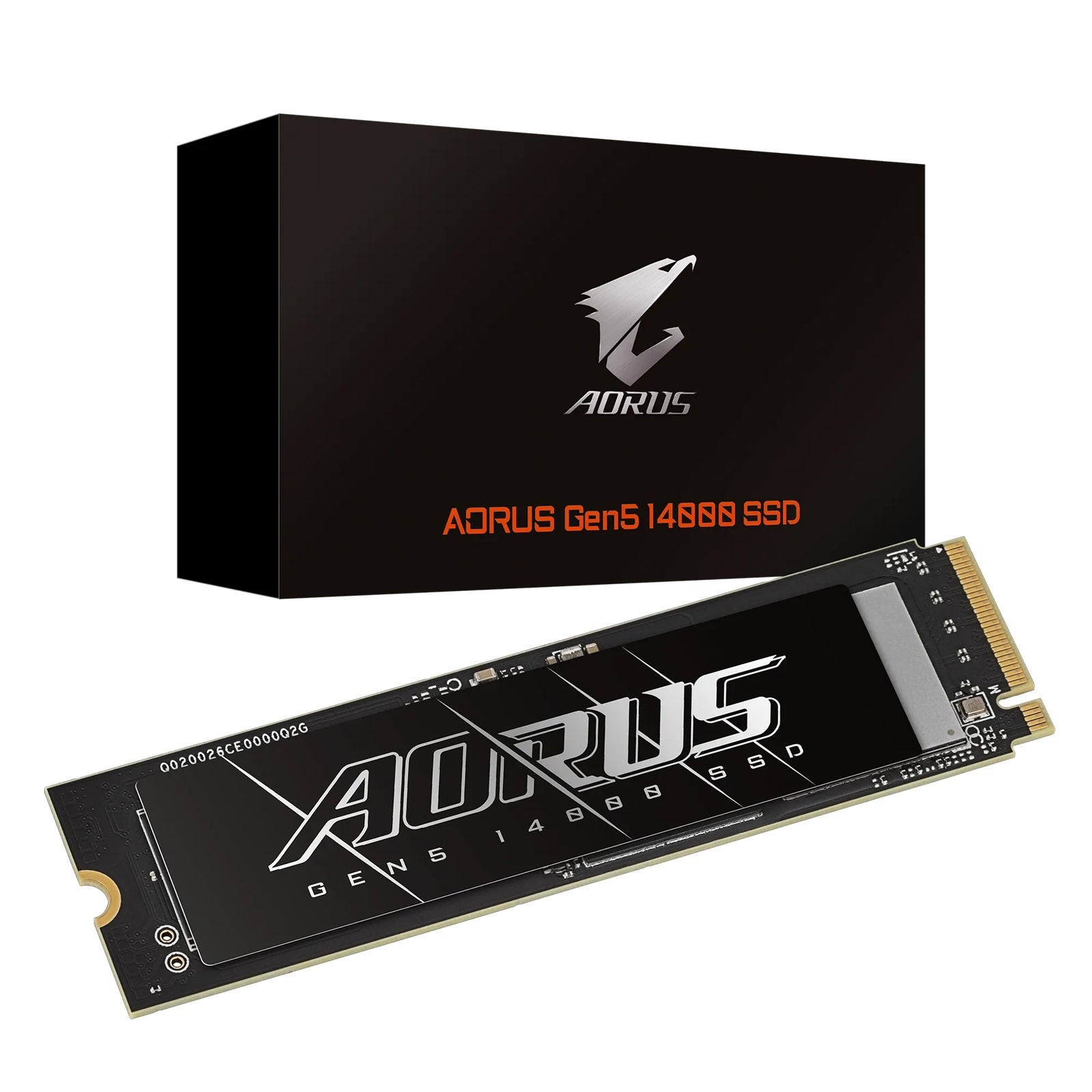 Gigabyte AORUS Gen5 14000 4TB M.2 2280 PCIe Gen5 x4 NVMe SSD — 14100MB/s Read 12600MB/s Write 5YR