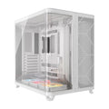 Corsair AIR 5400 RS-R ARGB White Triple-Chamber ATX E-ATX Mid-Tower Case 360mm Rad Glass USB-C ARGB
