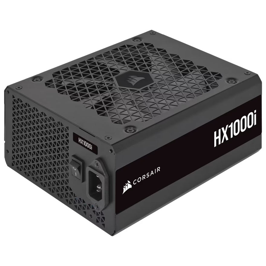 Corsair HX1000i 1000W Fully Modular 80+ Platinum ATX 3.1 Ultra-Low Noise 140mm Fan 8x SATA 5x PCIe