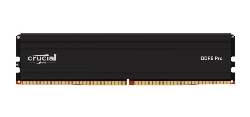 Crucial Pro 32GB (1x32GB) DDR5-5600 CL46 Black Desktop Gaming RAM — XMP AMD Ryzen