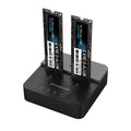 Simplecom SD550v2 USB 3.2 Gen2x2 Dual Bay NVMe M.2 SSD Docking Station Duplicator Offline Clone