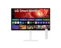 LG 31.5" 4K UHD Smart Monitor webOS USB-C 65W AirPlay 2 DCI-P3 90% Bluetooth Height Pivot Swivel Stand