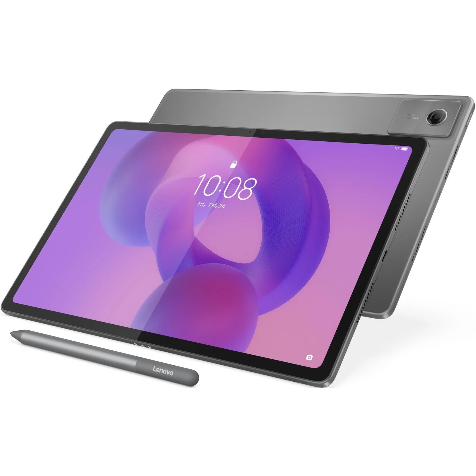 Lenovo IdeaTab Plus 12" Wi-Fi 12GB 256GB 2.5K Android Tablet with Pen Luna Grey — 13MP 10200mAh