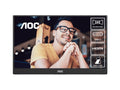 AOC 16T20 15.6" FHD IPS Portable Monitor 1920x1080 USB-C Mini HDMI Foldable Cover VESA