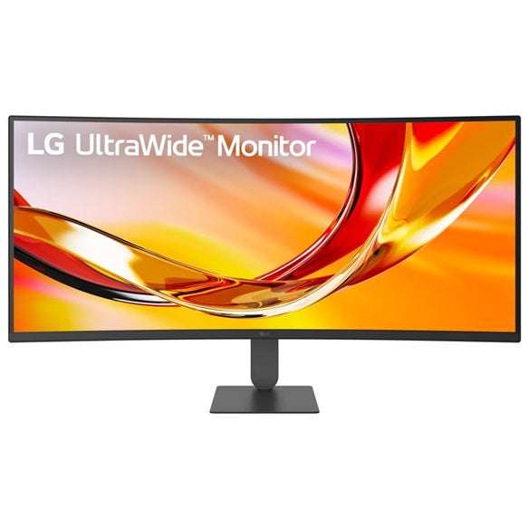 LG 34" UltraWide WQHD 144Hz VA Curved Monitor 3440x1440 21:9 1800R HDR10 USB-C 65W DP HDMI Height Adjust