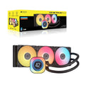 Corsair iCUE LINK TITAN 360 RX LCD Black 360mm AIO Liquid CPU Cooler LCD Pump 73.5CFM 2100RPM 36dB Intel AMD