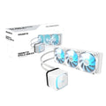 Gigabyte EAGLE 360 ICE White 360mm AIO Liquid CPU Cooler 3x120mm ARGB Fans 600-2000RPM Copper Pump Intel LGA1851/1700 AMD AM5/AM4