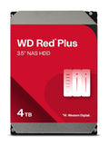 Western Digital WD Red Plus 4TB 3.5" NAS HDD SATA III 5400RPM 128MB Cache 180TB/Year 3yrs Wty