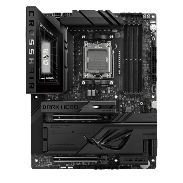 ASUS ROG CROSSHAIR X870E DARK HERO ATX AMD AM5 Motherboard DDR5 256GB PCIe 5.0 5x M.2 Wi-Fi 7 10GbE+5GbE USB4