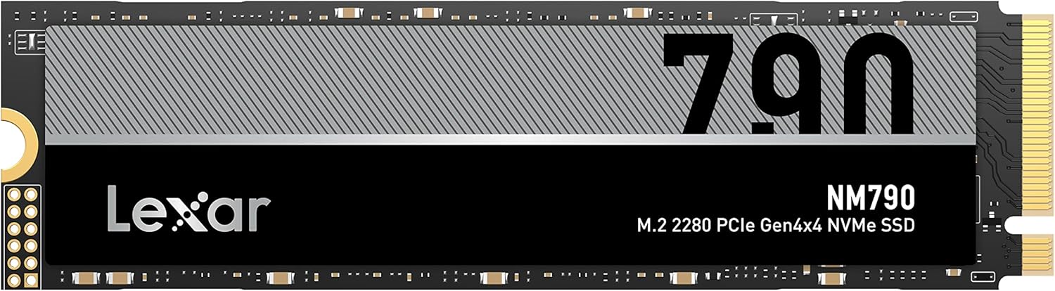 Lexar NM790X 2TB M.2 2280 PCIe Gen4 x4 NVMe SSD — 7400MB/s Read 6500MB/s Write