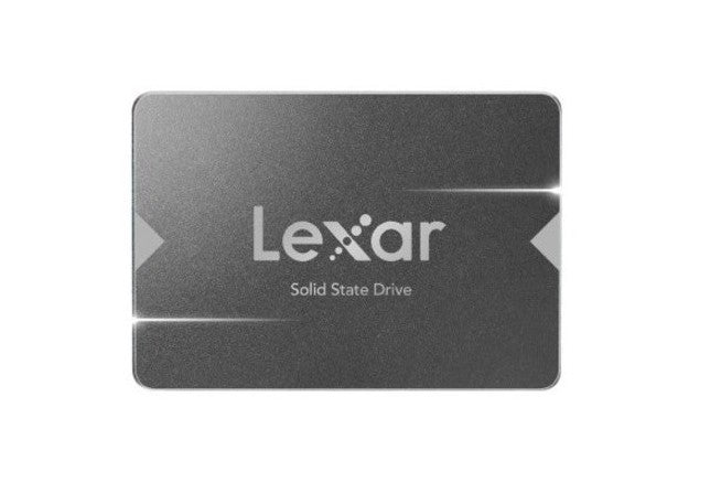 Lexar LNS100 512GB 2.5" SATA III SSD — 550MB/s Read 500MB/s Write 3D NAND