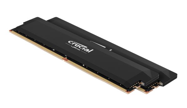 Crucial Pro 64GB (2x32GB) DDR5-6000 CL40 Black Desktop Gaming RAM — XMP AMD Ryzen