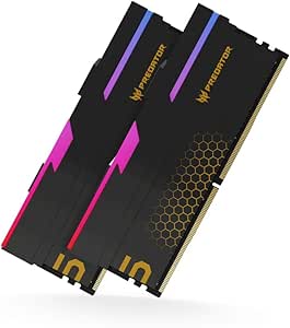 Acer Predator HERMES RGB 32GB (2x16GB) DDR5-6000 CL28 UDIMM Desktop RAM — Extreme Overclocking