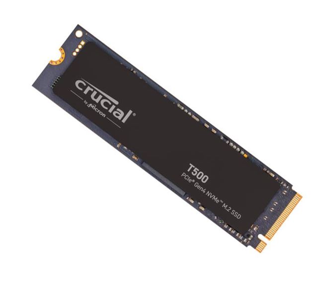 Crucial T500 2TB M.2 2280 PCIe Gen4 NVMe SSD — 7400MB/s Read 7000MB/s Write 1200TBW 5YR