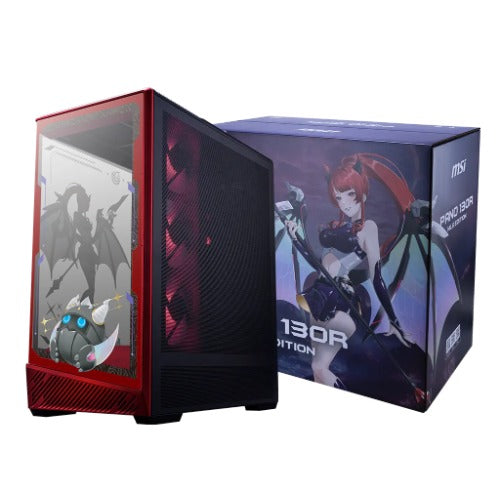 MSI PANO 130R MLG Edition ATX Mid-Tower Case USB-C 20Gbps 4x ARGB Fans 360mm Radiator 7 Slots