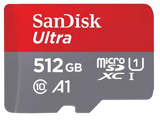 SanDisk Ultra 512GB microSDXC UHS-I Memory Card 150MB/s Class 10