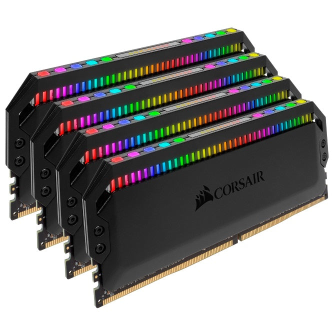 Corsair Dominator Platinum RGB 32GB (4x8GB) DDR4 3200MHz CL16 AMD DIMM Unbuffered XMP 2.0 Desktop Gaming Memory