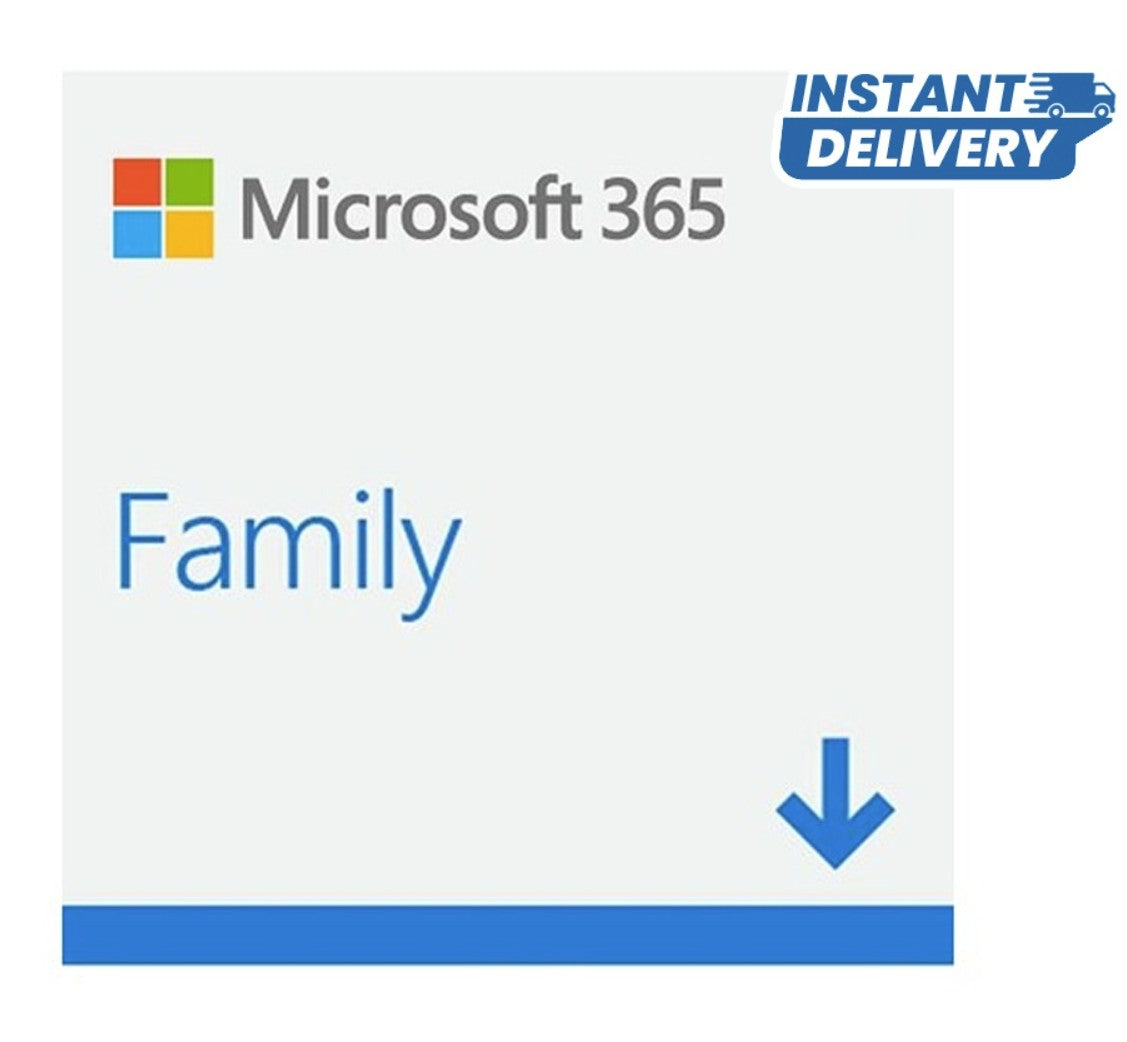 Microsoft 365 Family 2025, 1–6 Users 12 Months Subscription