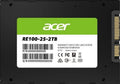 Acer RE100 2TB 2.5" SATA III SSD — 558MB/s Read 503MB/s Write 3D NAND 5YR