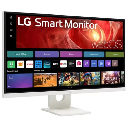 LG 27" 4K UHD IPS Smart Monitor 3840x2160 USB-C Height Tilt Pivot Stand 5ms 60Hz
