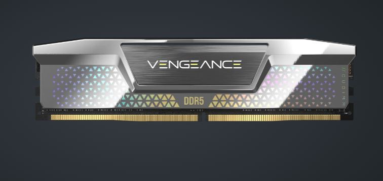 Corsair Vengeance 48GB (2x24GB) DDR5 CUDIMM 8000MT/s CL38 Memory Kit – Silver