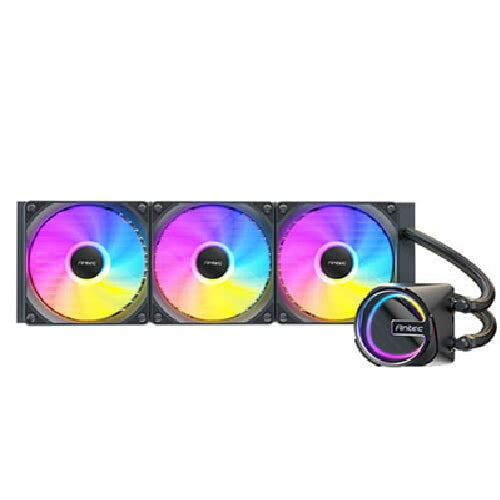 Antec Skeleton 360mm ARGB AIO Liquid CPU Cooler 3x PWM ARGB Fans 2000RPM 72.29CFM 32dB Intel AMD 3YR