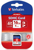 Verbatim 16GB SDHC Class 10 SD Memory Card 45MB/s Read 300X for Digital Cameras