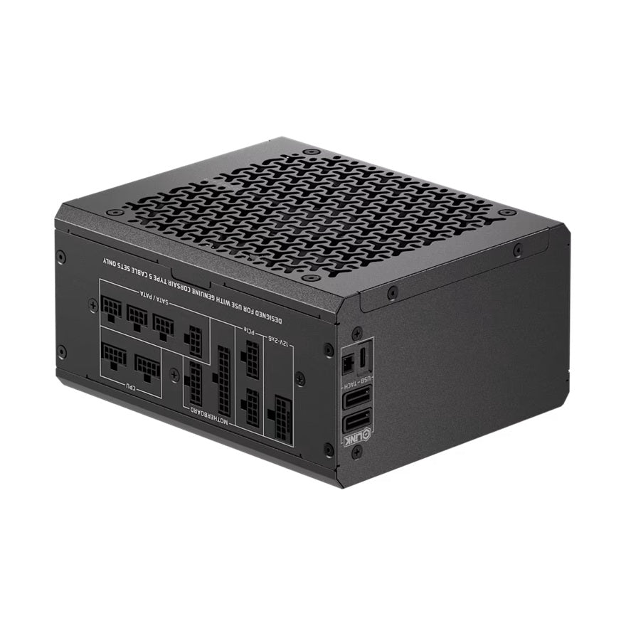 Corsair HX1000i SHIFT 1000W Fully Modular 80+ Platinum ATX 3.1 140mm FDB Fan DSP 4x PCIe 10YR Warranty